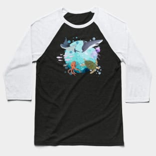 Under the sea Baseball T-Shirt